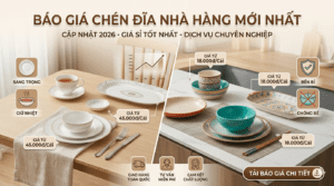 Báo Giá Chén Đĩa Nhà Hàng Mới Nhất