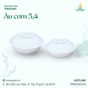 âu cơm sứ trắng cao cấp