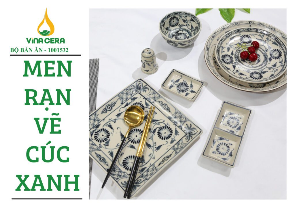 Chén đĩa nhà hàng khách sạn cao cấp men trắng sang trọng