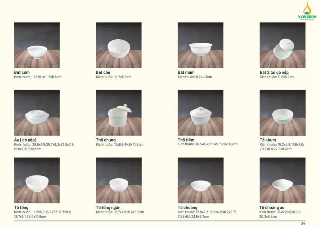 Chén Đĩa Sứ Trắng Có Phải Lựa Chọn Tốt Nhất cho nhà hàng khách sạn? Catalogue bát đĩa nhà hàng - Vinacera