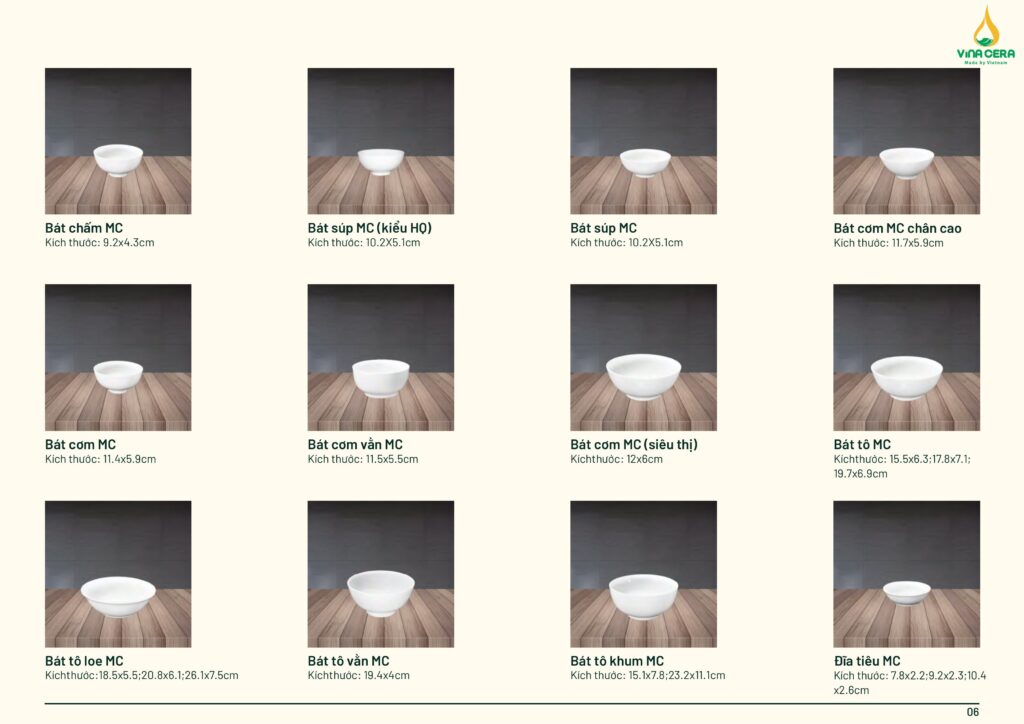 Chén Đĩa Sứ Trắng Có Phải Lựa Chọn Tốt Nhất cho nhà hàng khách sạn? Catalogue bát đĩa nhà hàng - Vinacera