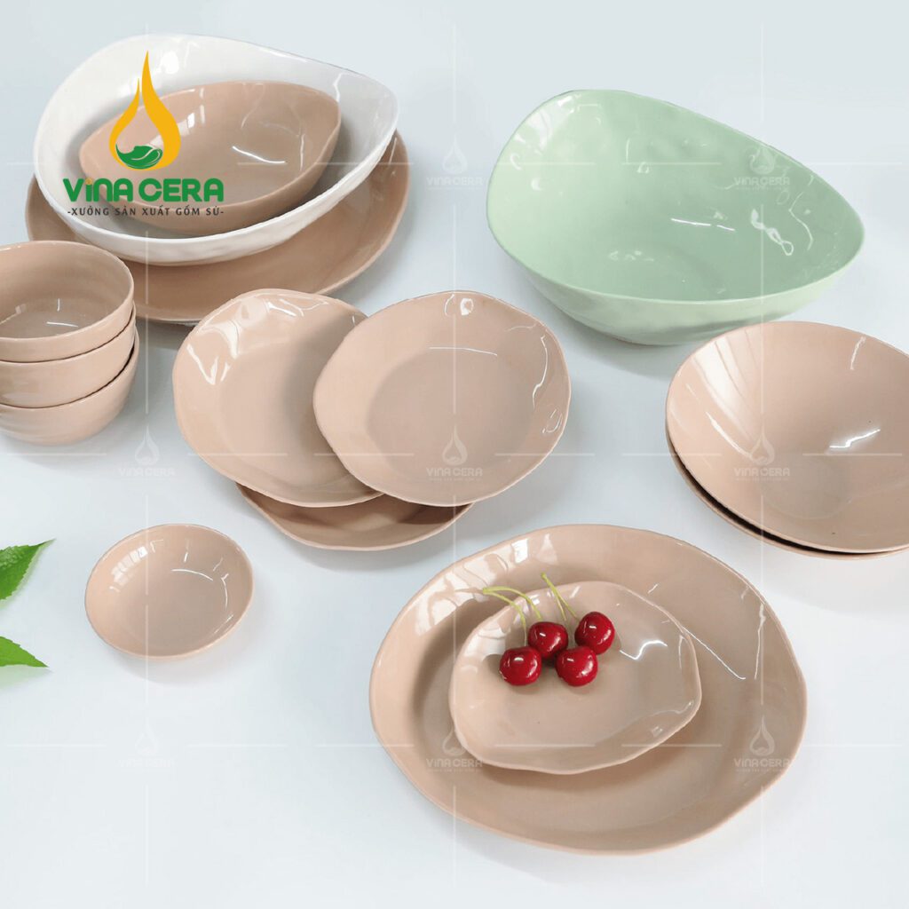 Chén đĩa nhà hàng khách sạn thiết kế hiện đại