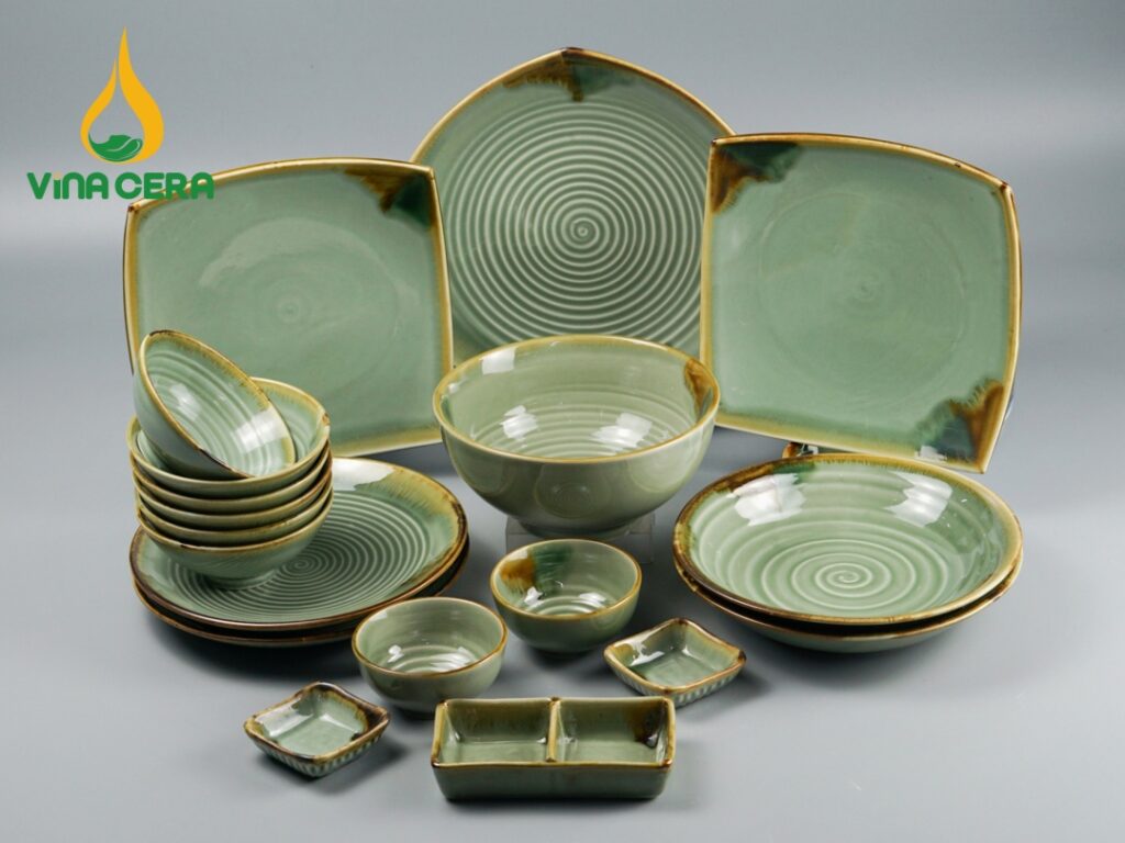 So Sánh Chén Đĩa Sứ Và Melamine Chén đĩa nhà hàng khách sạn thiết kế hiện đại