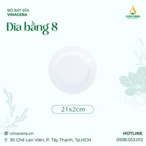 đĩa bằng 8 vinacera