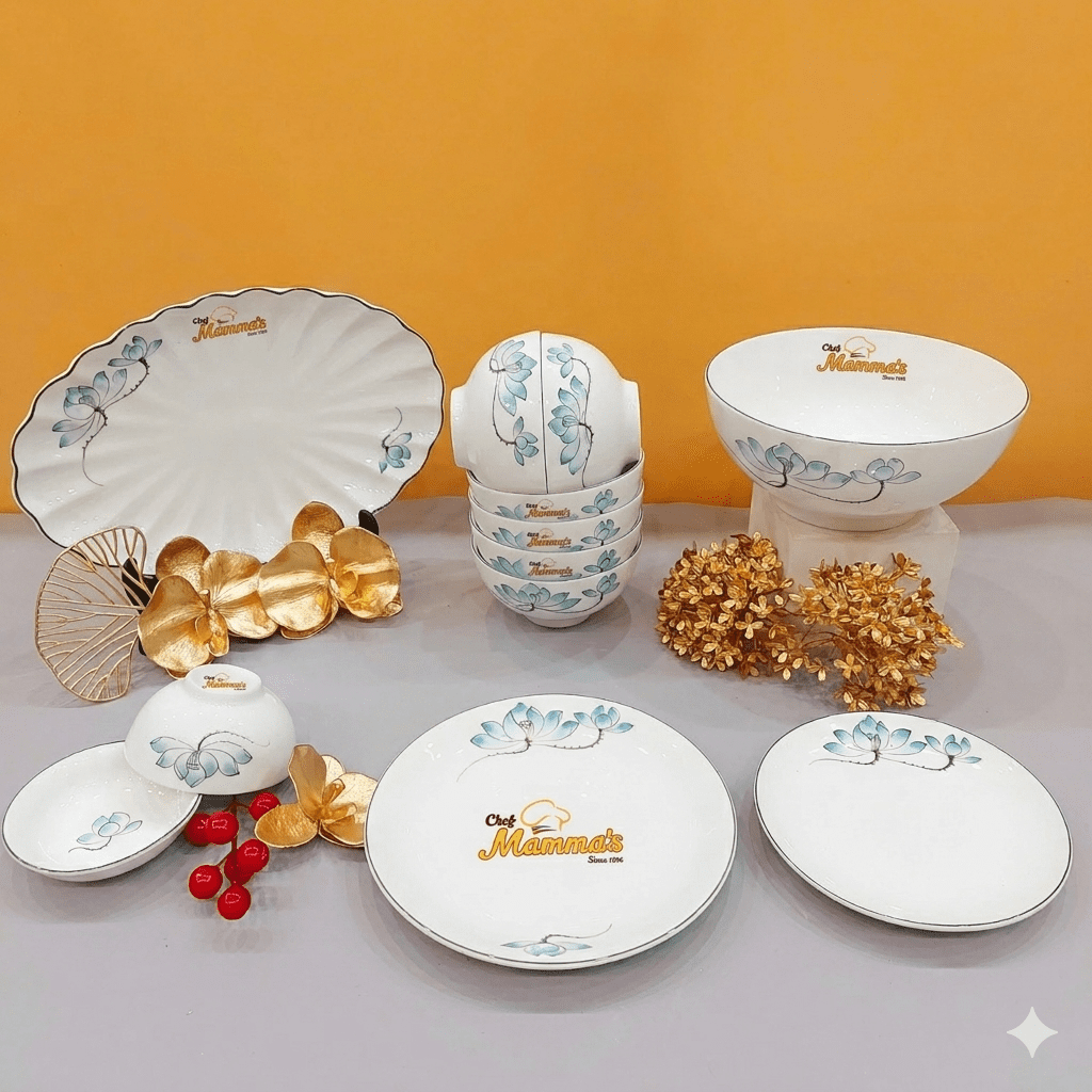 Vì Sao Nhà Hàng Nên In Logo Lên Chén Đĩa Nhà Hàng in logo lên chén đĩa nhà hàng