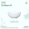 Tô Khum 8 Sứ Trắng Cao Cấp Vinacera (20.5 x 9.1cm)
